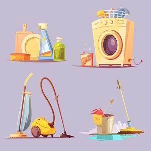 الغسل والتنظيف